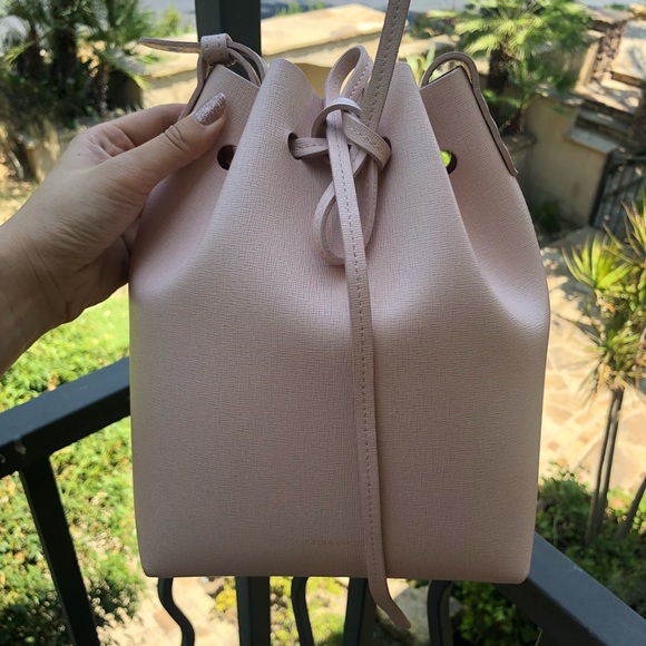 SOLD Mansur Gavriel Mini Rosa Bucket Bag - Picture 4 of 6
